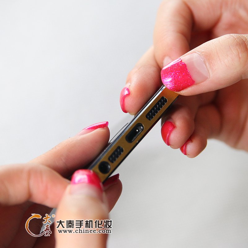 黑版iPhone5变身土豪金,大秦土豪金贴膜超给力 ...