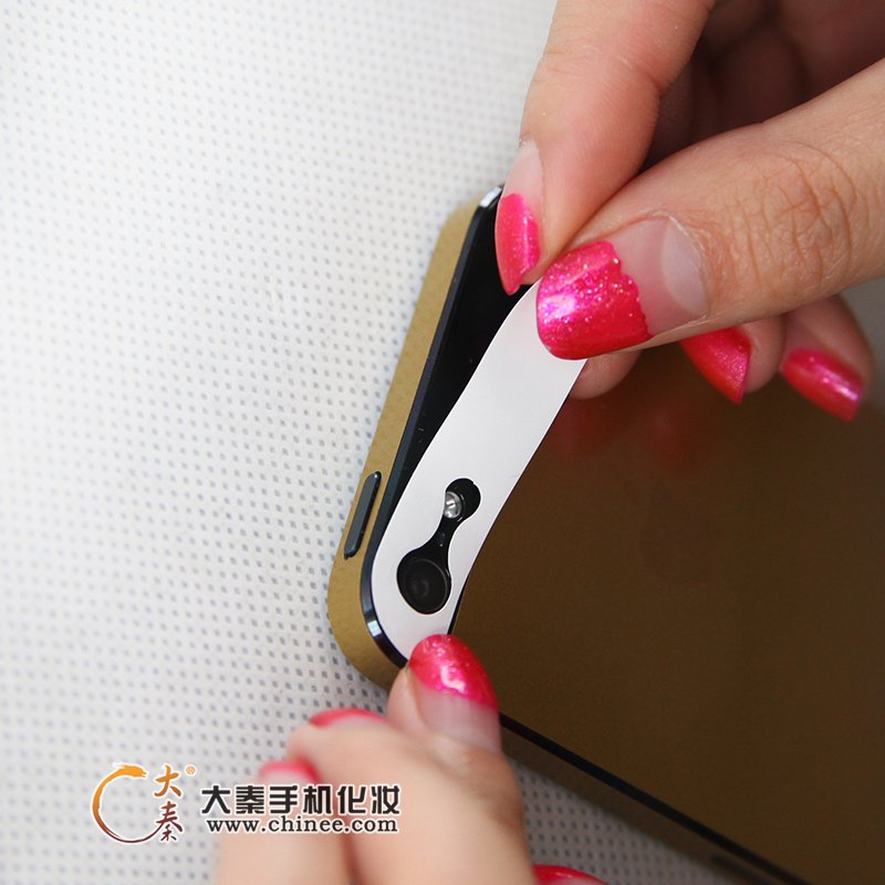黑版iPhone5变身土豪金,大秦土豪金贴膜超给力 ...